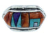 Multicolor Jewelry Southwest Sterling Silver Ring Size 7-3/4 YS72526
